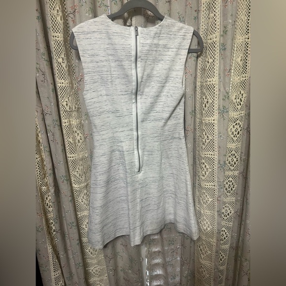 Banana Republic Zipper Detail Space Dye Mini Dress Size 4 - Picture 4 of 5